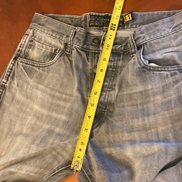 Dickies 31X30 Men’s Jeans Washed Grey Button Fly Vintage - Picture 9 of 10